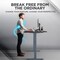 Uncaged Ergonomics RiseUpElectricStandingDesk60X30BlkDesktopDualMotorMemory, RU2gbkMDF60 RU2gbkMDF60 - alternate 5